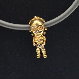S925 Sterling Silver C3PO Charm